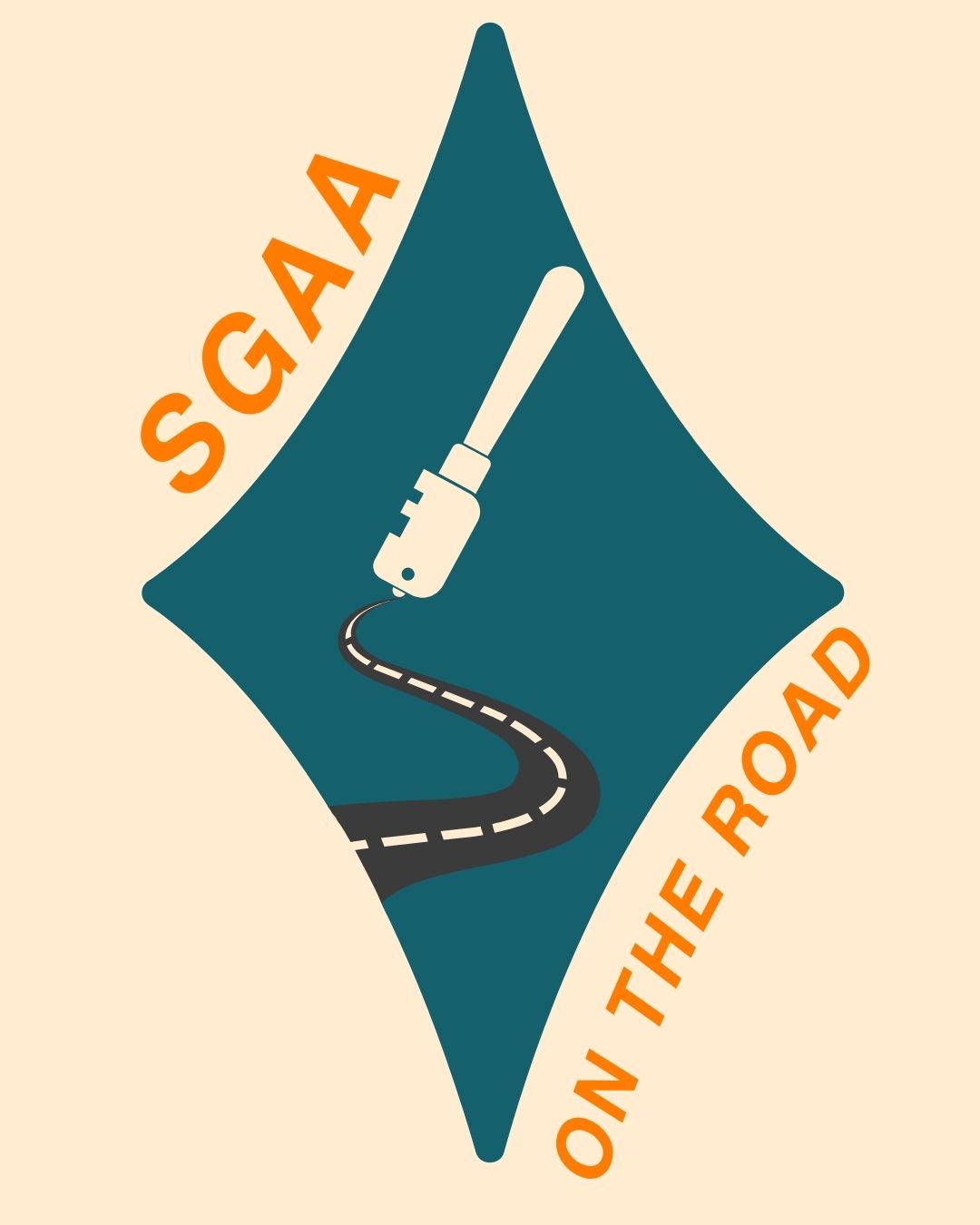 sgaa on the road logo