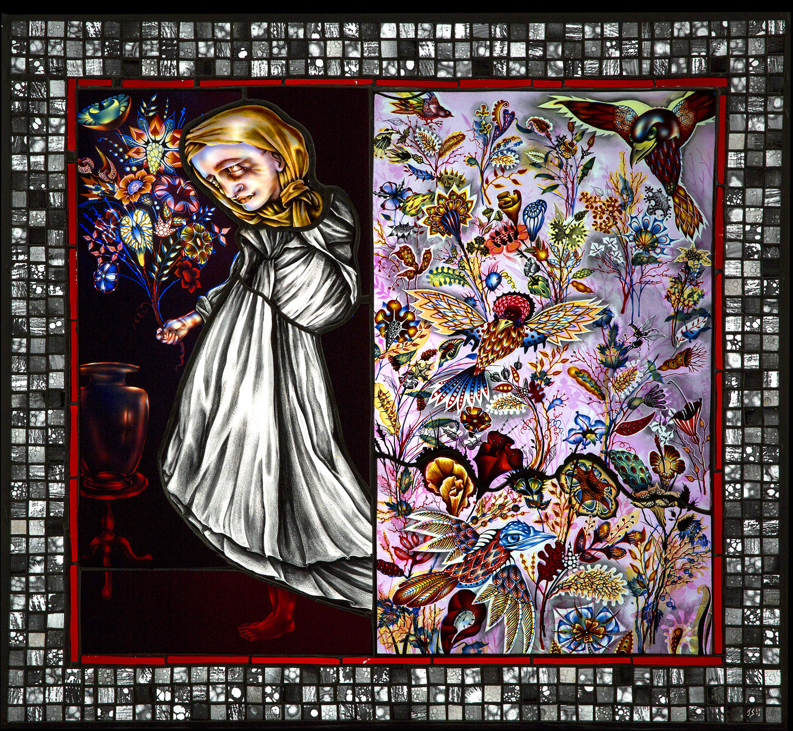 Human Nature by Judith Schaechter