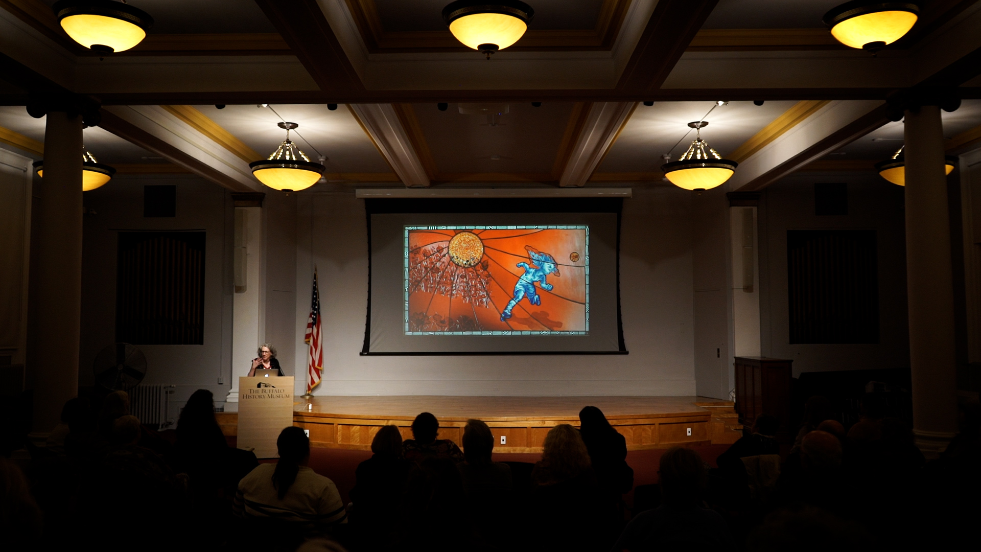 Judith Schaechter at The Buffalo History Museum